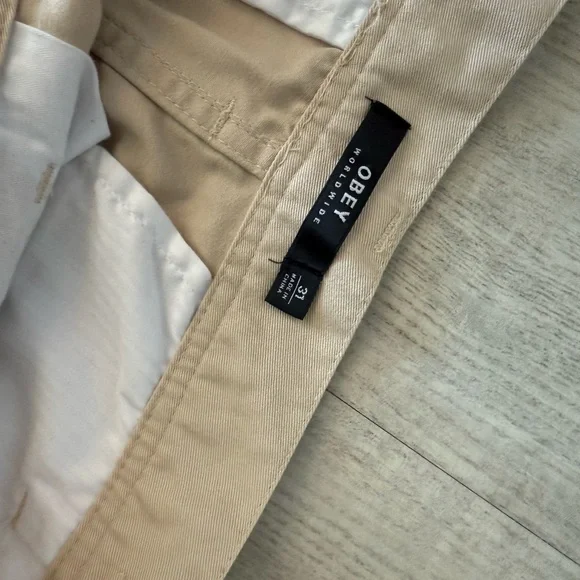 Obey Tan Cargo Pants Men’s 31 Waist - Picture 5 of 8